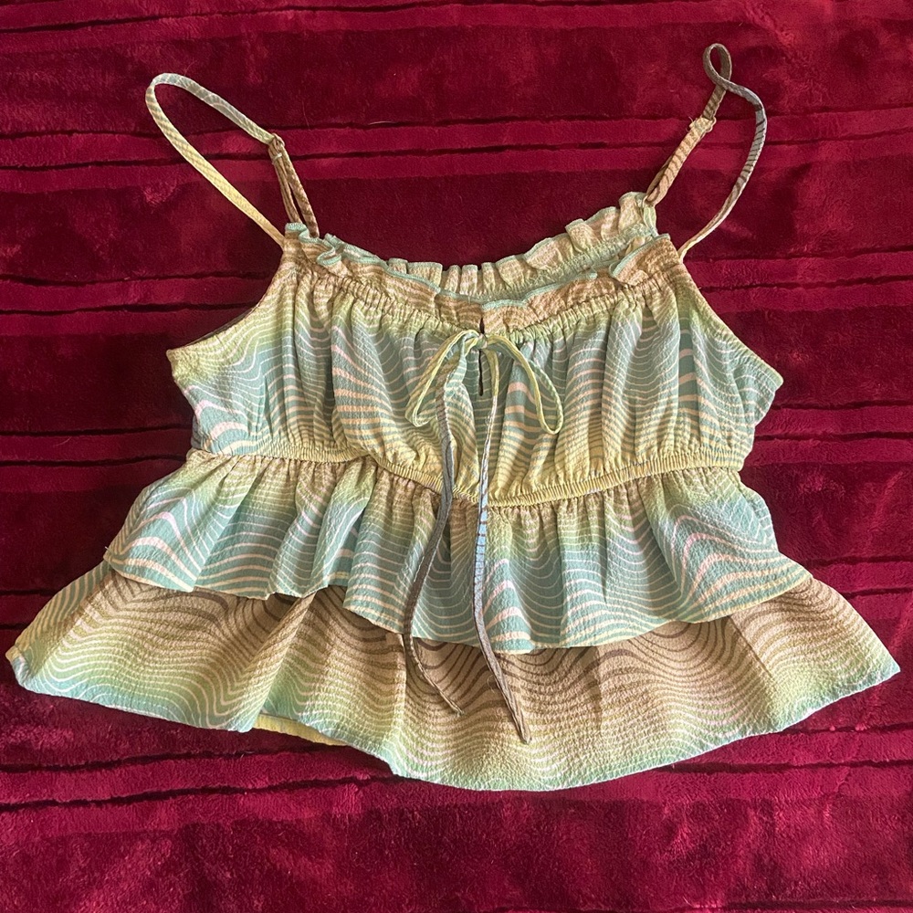 Ruffled Crop Top